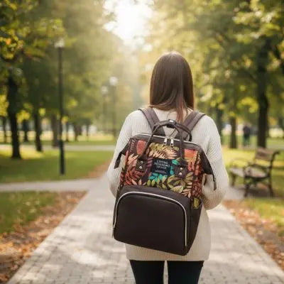 Sac à langer de voyage BabyLunea Signature | Grande capacité premium pour toutes les sorties avec bébé 