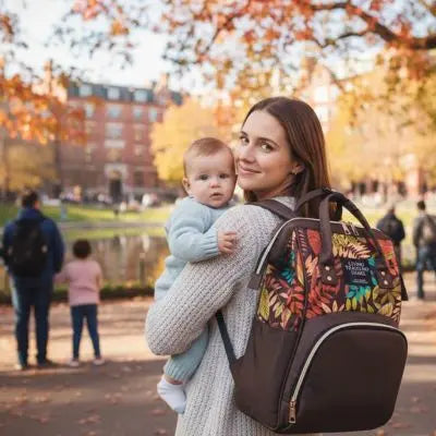 Sac à langer de voyage BabyLunea Signature | Grande capacité premium pour toutes les sorties avec bébé 