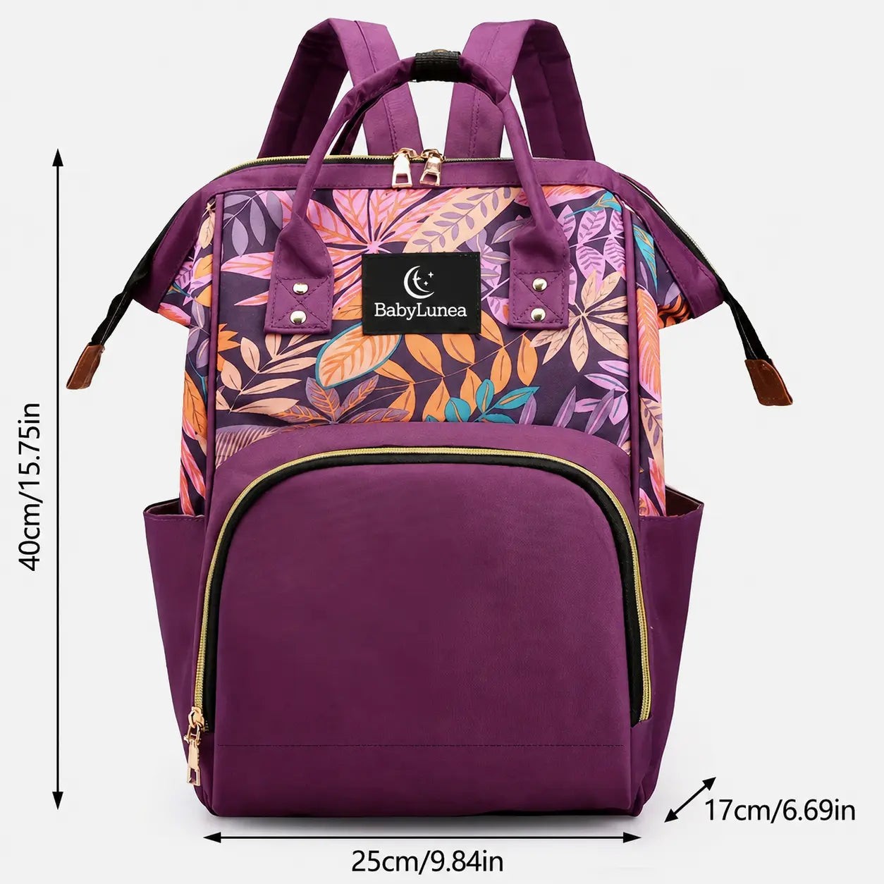 Sac à langer de voyage BabyLunea Signature | Grande capacité premium pour toutes les sorties avec bébé 