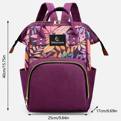 Sac à langer de voyage BabyLunea Signature | Grande capacité premium pour toutes les sorties avec bébé 