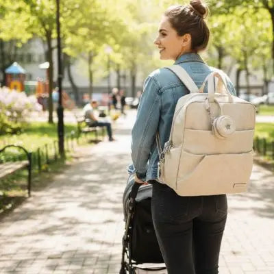 Sac à langer étanche BabyLunea Elegance | Pratique grande capacité 