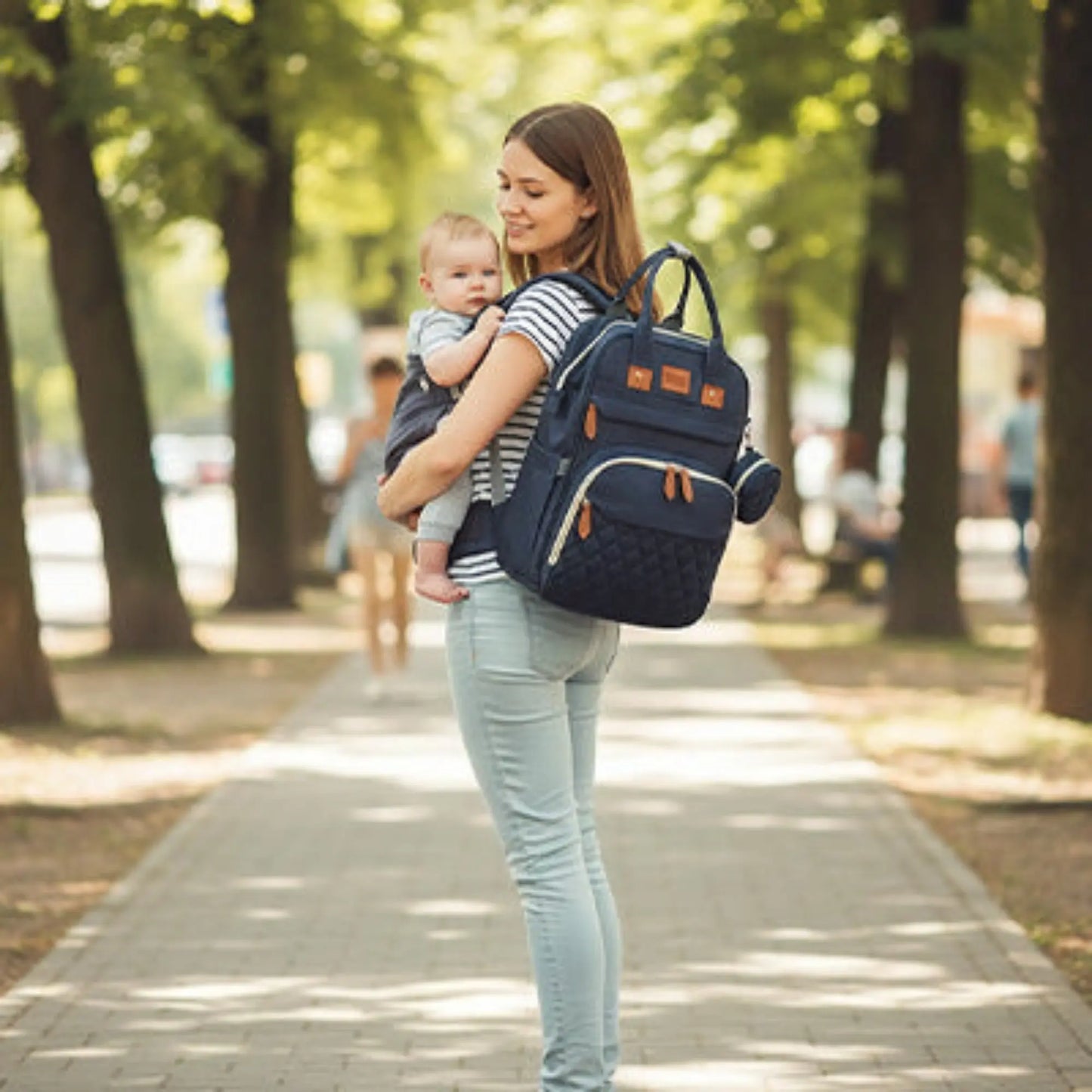 Sac à langer étanche BabyLunea Harmony : le sac premium 2-en-1 des parents prévoyants 