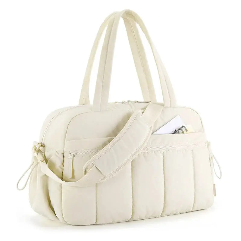 Sac à langer grande capacité BabyLunea Ivoire | Sac à langer pratique et élégant 