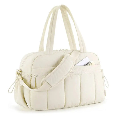 Sac à langer grande capacité BabyLunea Ivoire | Sac à langer pratique et élégant 