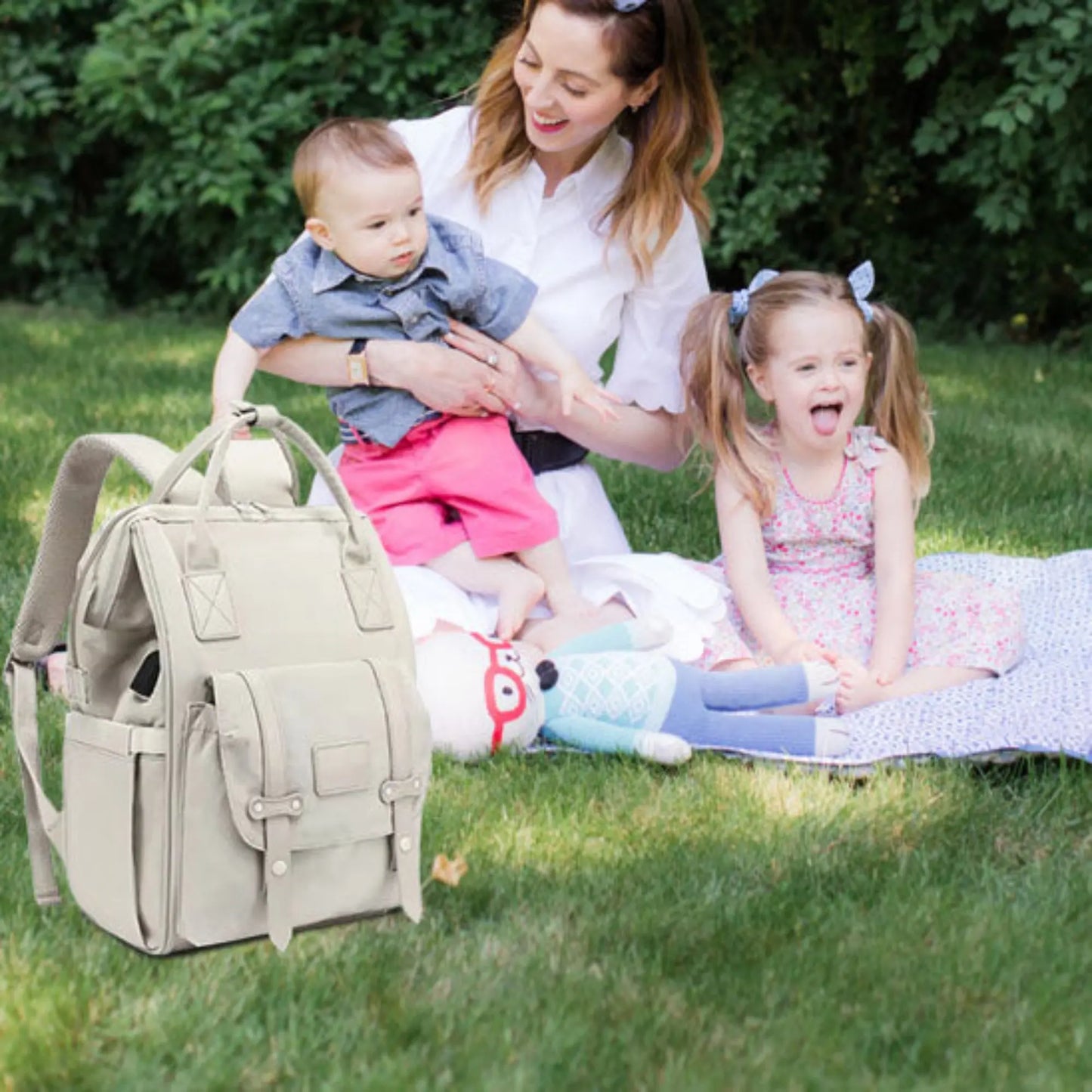 Sac à langer multifonction BabyLunea Évasion | Sac à langer bébé grande capacité 
