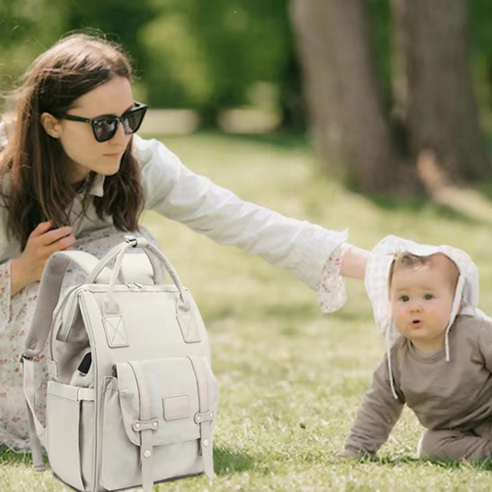 Sac à langer multifonction BabyLunea Évasion | Sac à langer bébé grande capacité 