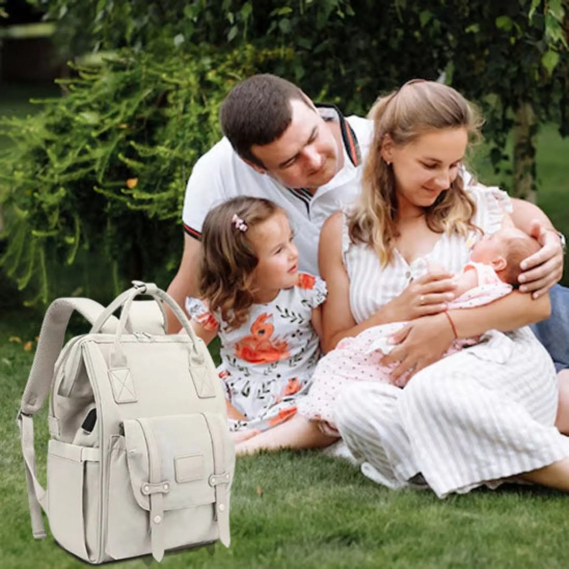 Sac à langer multifonction BabyLunea Évasion | Sac à langer bébé grande capacité 