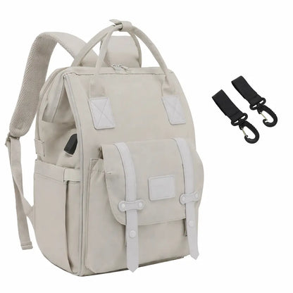 Sac à langer sac à dos BabyLunea Horizon | Grand sac bébé étanche USB 