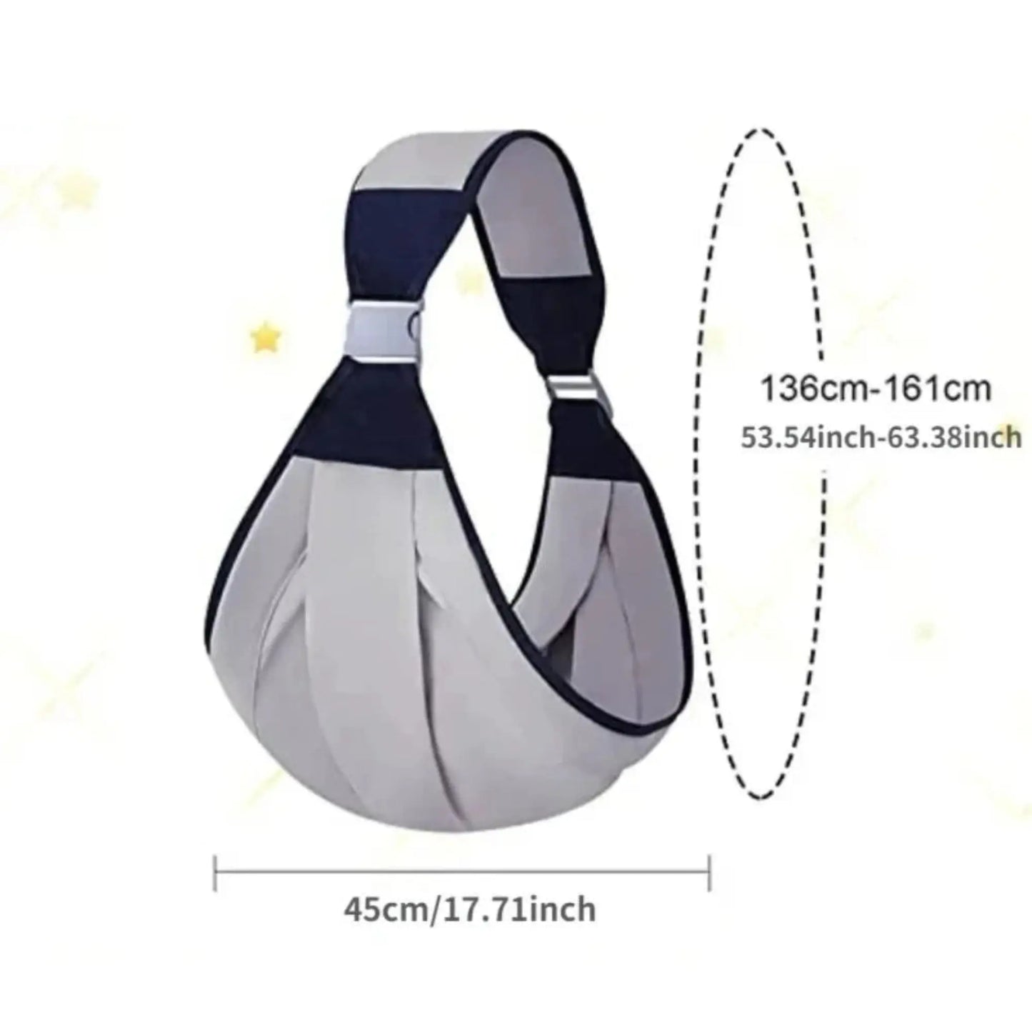 Sling bébé BabyLunea Étreinte respirant et ergonomique 